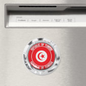 Aimant Emblème du cycle tunisien (In Situ (Lave-vaisselle))