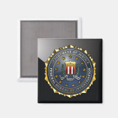 Aimant Emblème du FBI (Recto/Verso)
