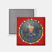 Aimant Emblème du FBI (Recto/Verso)