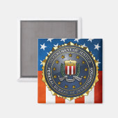Aimant Emblème du FBI (Recto/Verso)