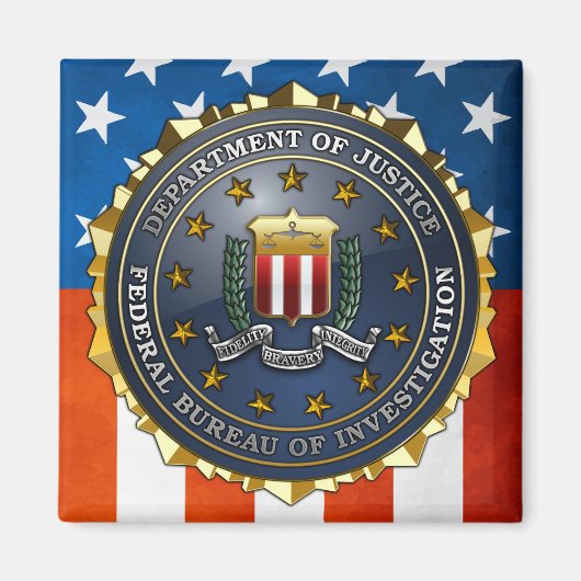 Aimant Emblème du FBI (Devant)