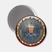 Aimant Emblème du FBI (Recto/Verso)