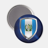 Aimant Emblème du Guatemala Mettalic (Recto/Verso)