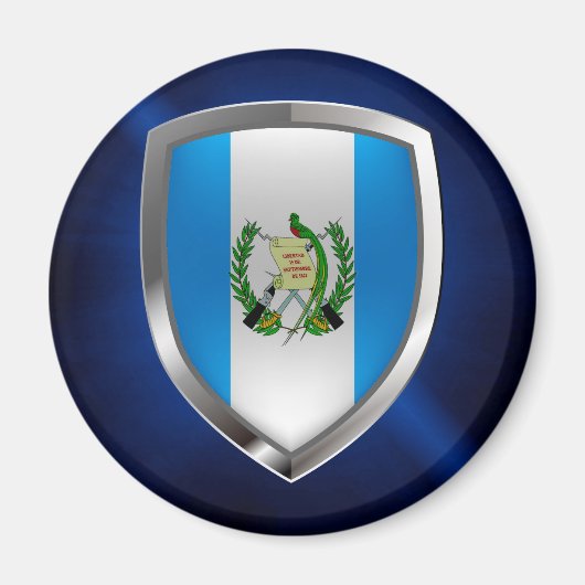 Aimant Emblème du Guatemala Mettalic (Devant)