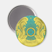 Aimant emblème du kazakhstan (Recto/Verso)