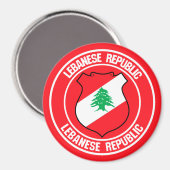 Aimant Emblème du Liban (Recto/Verso)