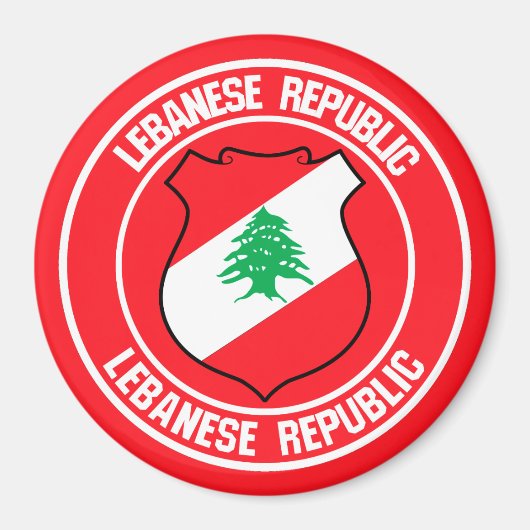 Aimant Emblème du Liban (Devant)