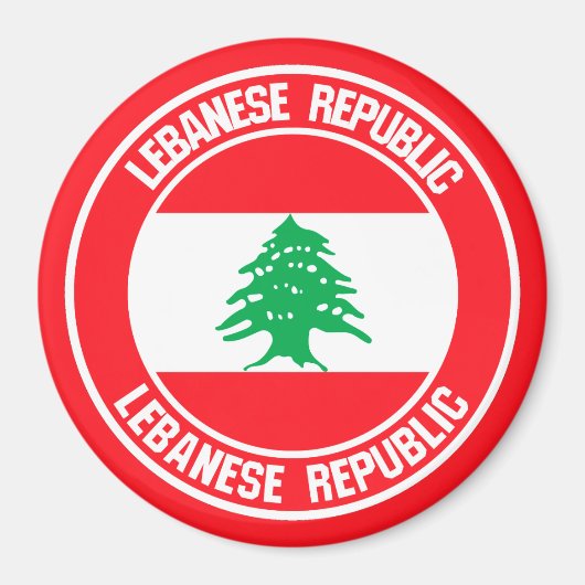 Aimant Emblème du Liban (Devant)
