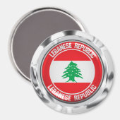Aimant Emblème du Liban (Recto/Verso)