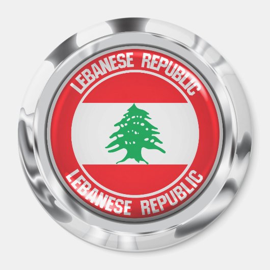 Aimant Emblème du Liban (Devant)