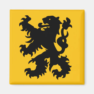 Aimant Emblème du Lion flamand