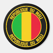 Aimant Emblème du Mali (Devant)