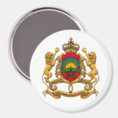 Aimant Emblème du Maroc (Recto/Verso)
