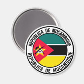 Aimant Emblème du Mozambique (Recto/Verso)