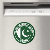 Aimant Emblème du Pakistan (In Situ (Lave-vaisselle))