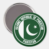 Aimant Emblème du Pakistan (Recto/Verso)