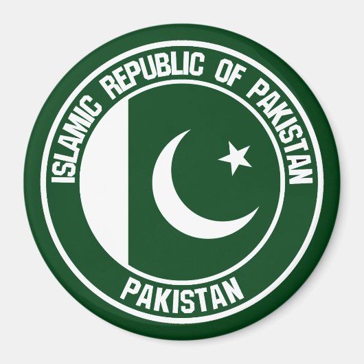 Aimant Emblème du Pakistan (Devant)