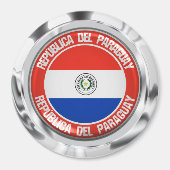 Aimant Emblème du Paraguay (Devant)