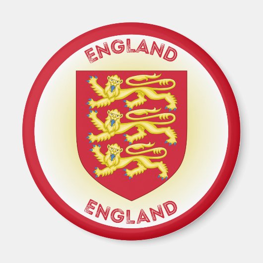 Aimant Emblème du patrimoine anglais (Devant)