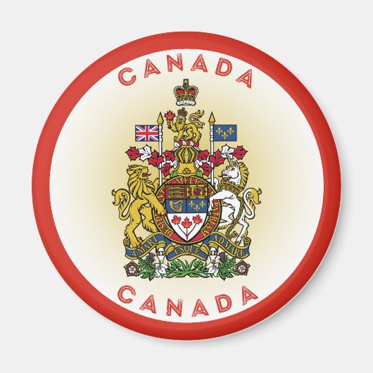 Aimant Emblème du patrimoine canadien (Devant)