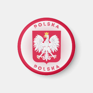 Aimant Emblème du patrimoine de la Pologne