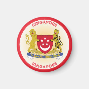 Aimant Emblème du patrimoine de Singapour