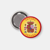 Aimant Emblème du patrimoine espagnol (Recto/Verso)