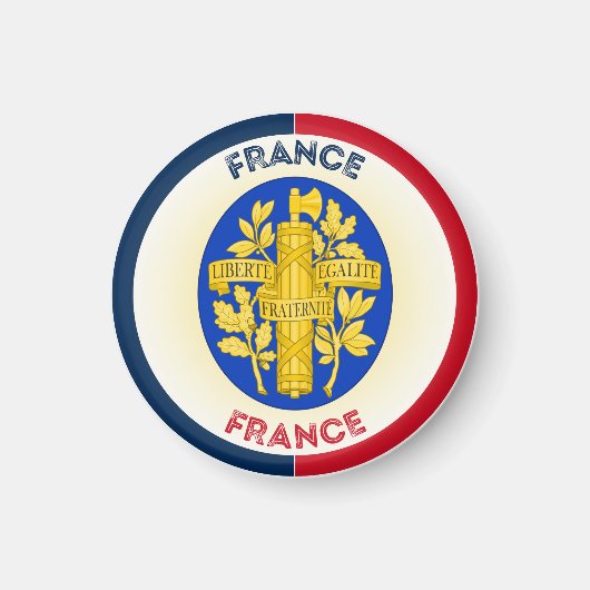 Aimant Emblème du patrimoine français (Devant)