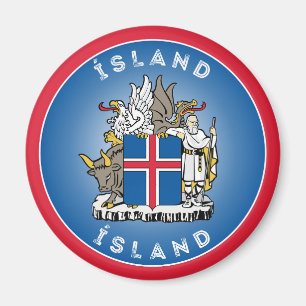 Aimant Emblème du patrimoine islandais