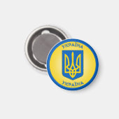 Aimant Emblème du patrimoine ukrainien (Recto/Verso)