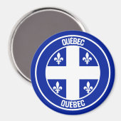 Aimant Emblème du Québec (Recto/Verso)