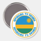 Aimant Emblème du Rwanda (Recto/Verso)