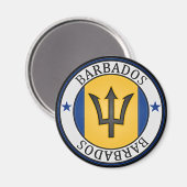 Aimant Emblème du tour de la Barbade (Recto/Verso)