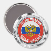 Aimant Emblème du tour de la Russie (Recto/Verso)