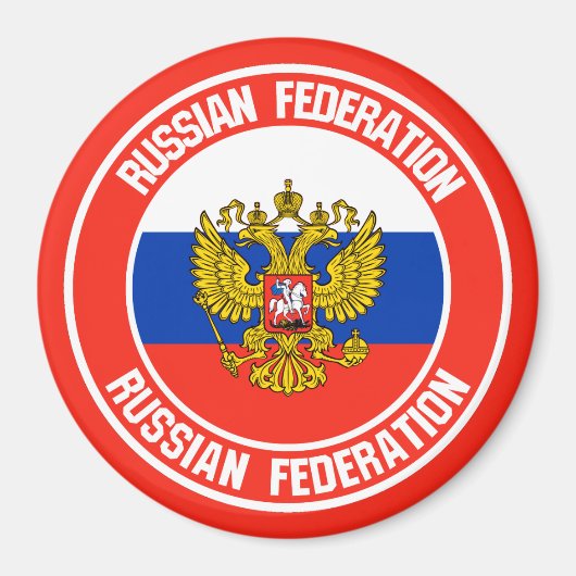 Aimant Emblème du tour de la Russie (Devant)