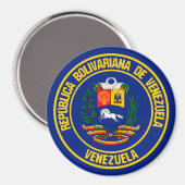 Aimant Emblème du Venezuela (Recto/Verso)