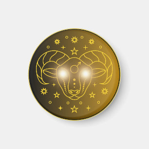 Aimant Emblème du zodiaque Bélier Symbole céleste minim
