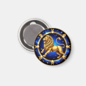 Aimant Emblème du zodiaque Lion (Recto/Verso)