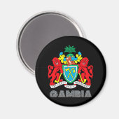 Aimant Emblème gambien (Recto/Verso)