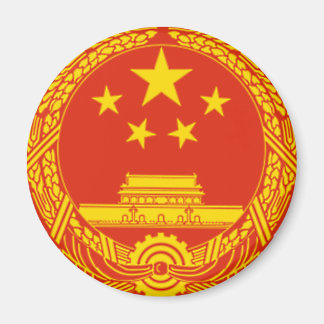 AIMANT EMBLÈME NATIONAL DE LA RÉPUBLIQUE POPULAIRE DE CHI