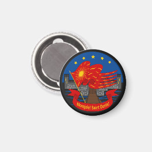 Aimant Emblème patriotique Vive la France