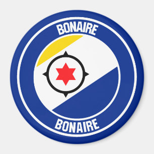 Aimant Emblème rond Bonaire