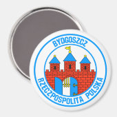Aimant Emblème rond Bydgoszcz (Recto/Verso)