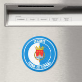 Aimant Emblème rond d'Alicante (In Situ (Lave-vaisselle))