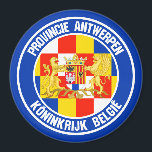 Aimant Emblème rond d'Anvers<br><div class="desc">Emblème rond d'Anvers</div>