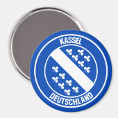 Aimant Emblème rond de Kassel (Recto/Verso)