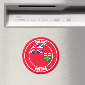 Aimant Emblème rond de l'Ontario (In Situ (Lave-vaisselle))