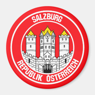Aimant Emblème rond de Salzbourg