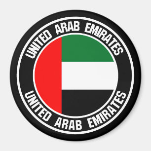 Aimant Emblème rond des Emirats Arabes Unis