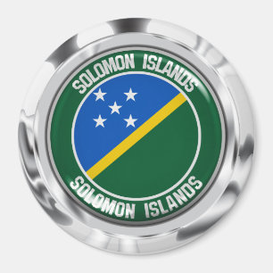 Aimant Emblème rond des Îles Salomon